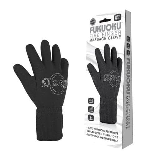 Fukuoku vibration de cinq doigts gants de la main droite