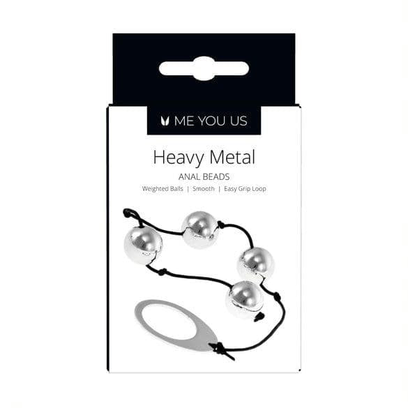 Heavy Metal Silver Anal Beads