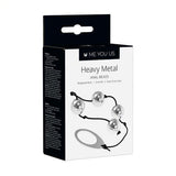 Heavy metal sølv analperler