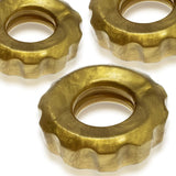 Hunkyjunk Super Huj Lot de 3 anneaux péniens en bronze métallique