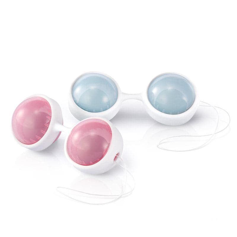 Lelo Luna perler mini lyserød og blå