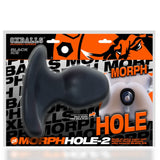 Oxballs Morphhole 2 개퍼 플러그 블랙 아이스 대형