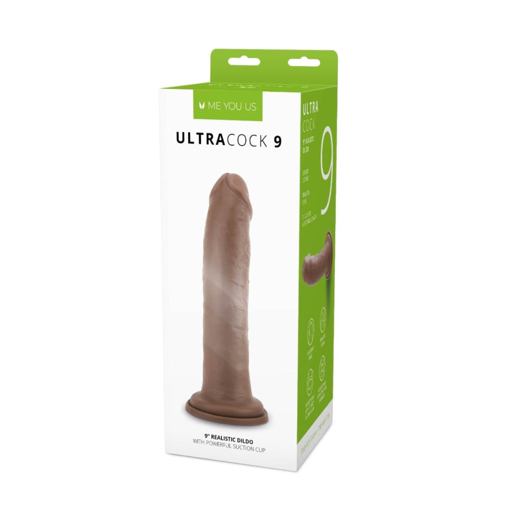 Ja ti ultra penis 9 "karamel realistični dildo