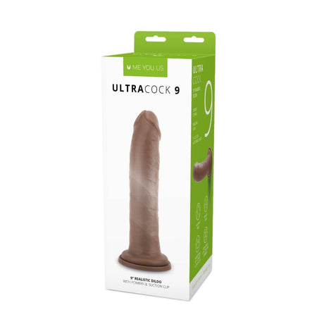 Meg du oss Ultra Cock 9 "Karamell realistisk dildo