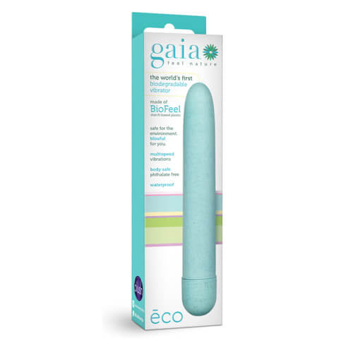 Gaia Biodegradable Eco Vibrator Blue