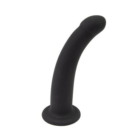 Loving Joy Curved 5 Inch Silicone Dildo with Suction Cup