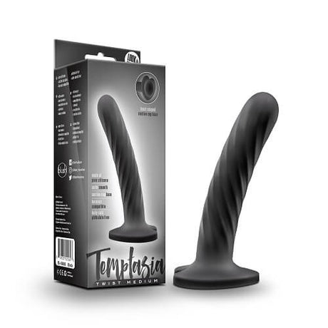 Twist Silicone Dildo with Suction Cup Medium