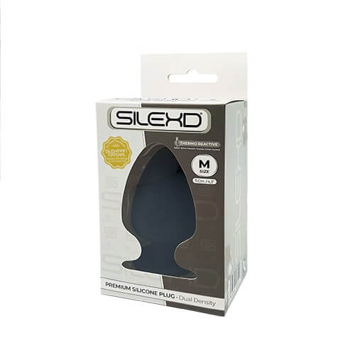 SilexD Dual Density Medium Silicone Butt Plug 4.5 inches