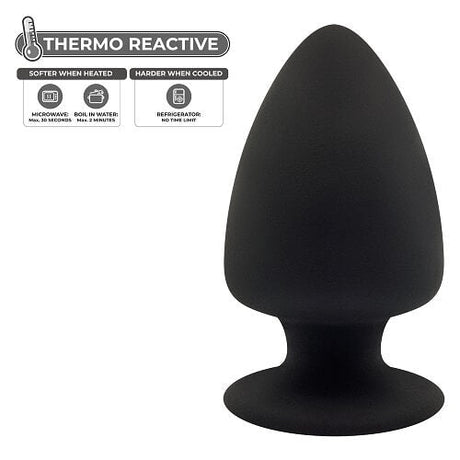 Silexd dubbele dichtheid grote siliconen buttplug 5 inch