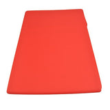 Legătura pentru a vă mulțumi cu o foaie de pat din PVC, o dimensiune roșie