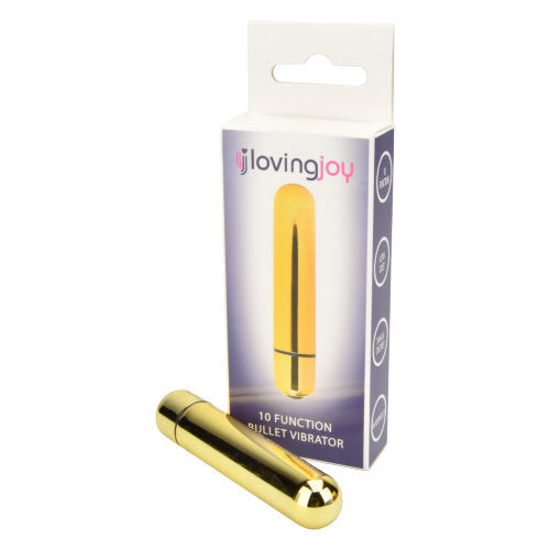 Loving Joy 10 Funcție Vibrator de gloanțe de aur