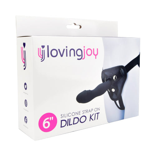 Dildo Kitの愛情6インチシリコンストラップ