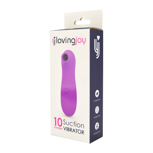 Joy grámhar 10 Feidhm Vibrator Suction Clitoral Feidhm