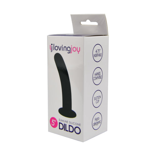 AMAN AMOR Joy Slimline Silicone consolador 5 pulgadas