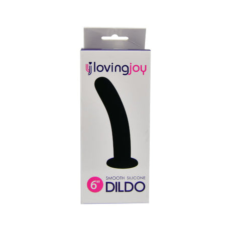 Loving Joy Smooth Silicon Dildo 6 inch