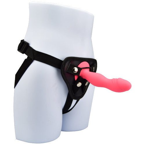 Milující radost 6 palcová silikonová dildo s růžovým přísahám