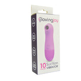 Loving Joy 10 Function Clitoral Suction Vibrator Pink