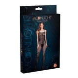 Moonlight Lace og Fishnet Bodystocking Black One -størrelse