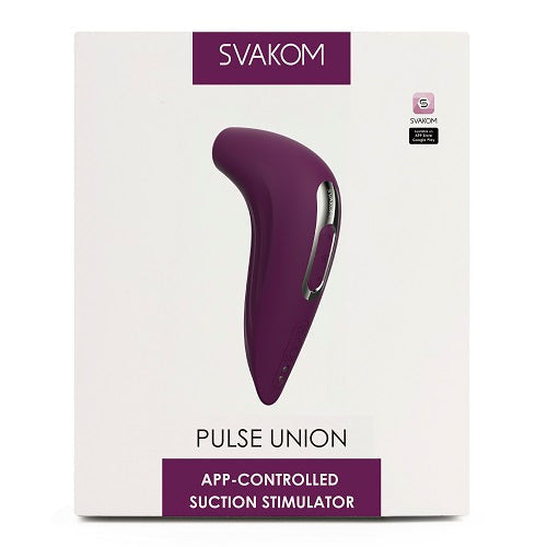 앱 컨트롤이있는 Svakom Pulse Union 흡입 자극기