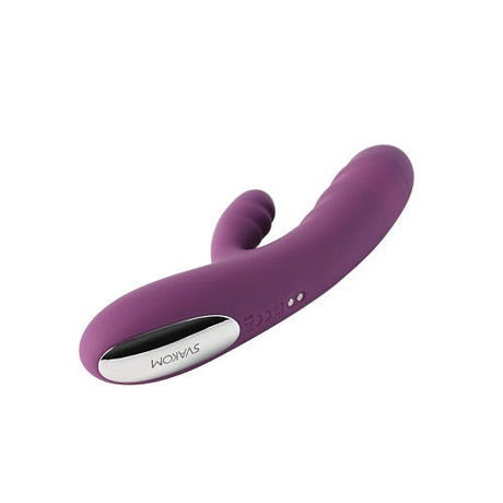 Svakom Avery Vibrator care aruncă un stimulator clitoral