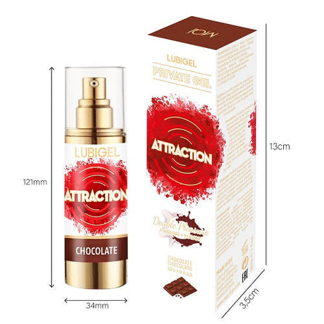 Mai attraksjon Lubligel Liquid Vibrator Chocolate 30ml