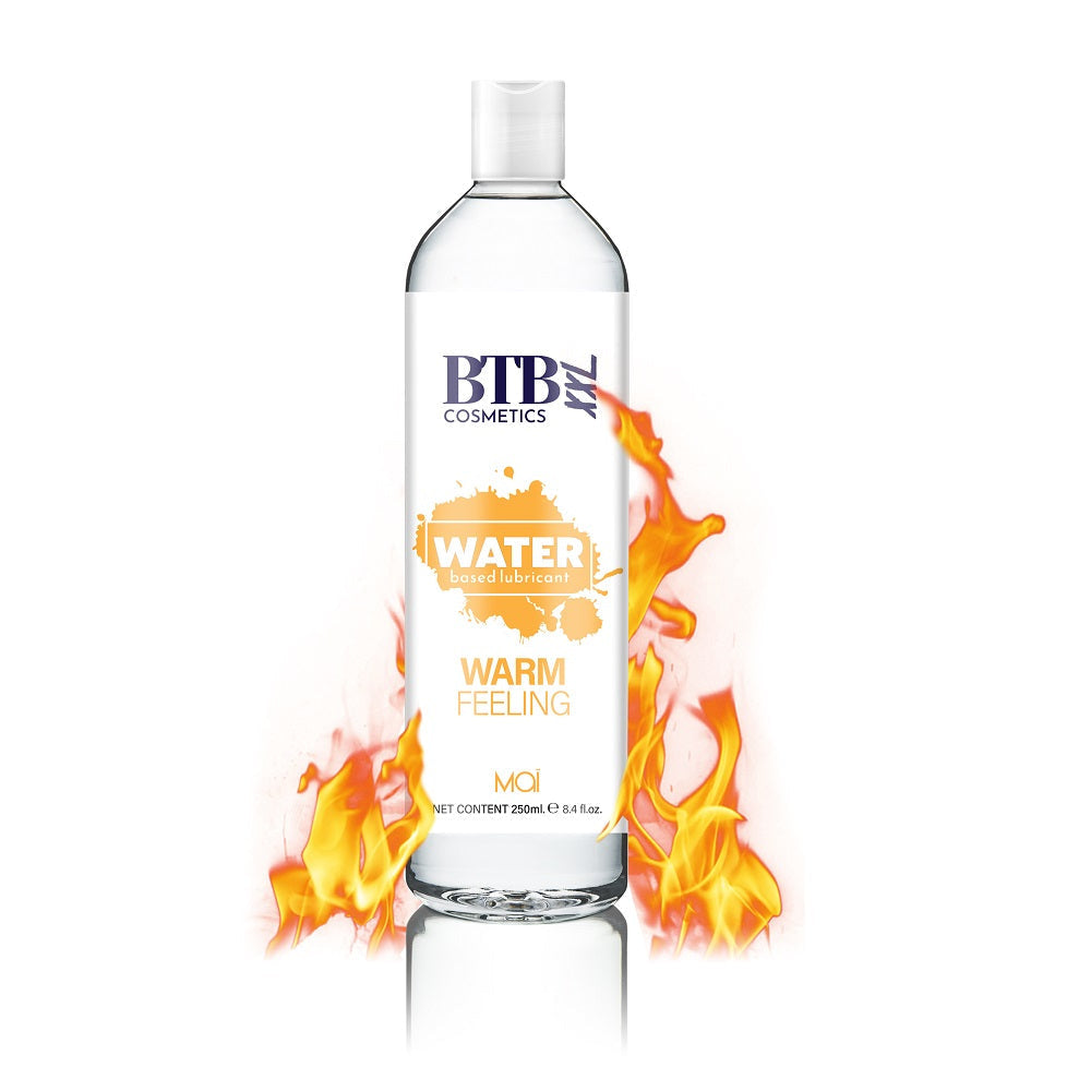BTB vannbasert varmt følelse smøremiddel 250 ml