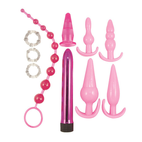 Kit de reprodução anal de coleção de elite rosa