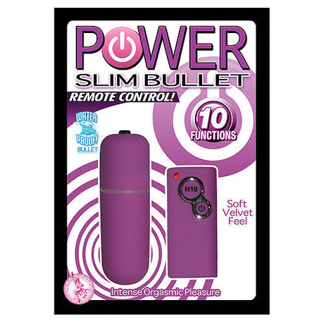 10 Funktion Fjernbetjening Power Slim Bullet