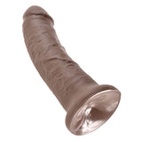 King Cock 8 Inch Cock-Brown