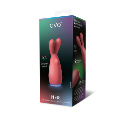 Ovo Ner Klitoris-Ohr-Vibrator Pink