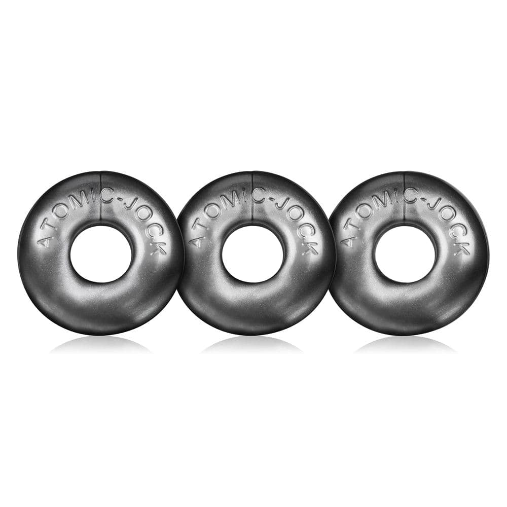 Oxballs Ringer Pack de 3 Plata Pequeño