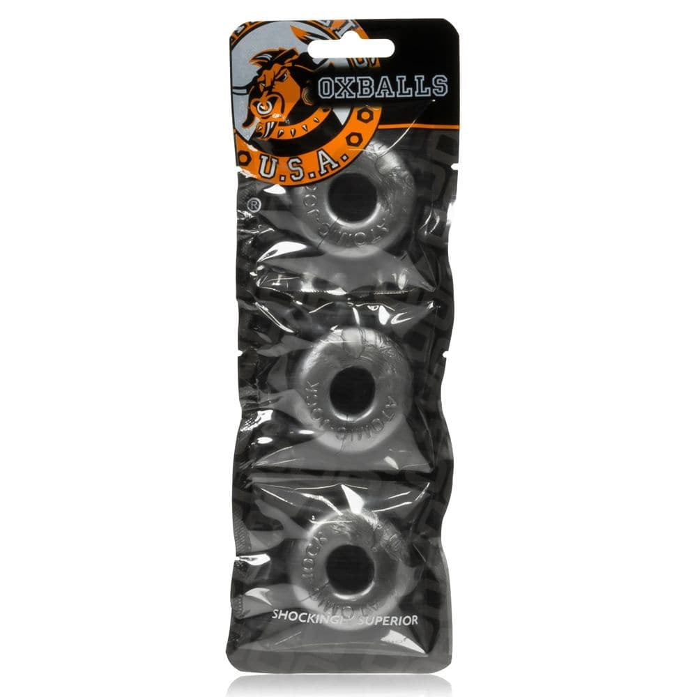 Oxballs Ringer 3 pack Silver Small