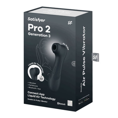 Pro 2 Generation 3with Liquid Air Technology  Vibration and Bluetooth/App Black