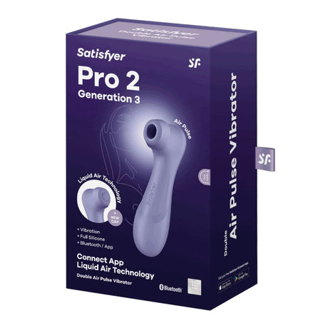 Pro 2 Generation 3 With Liquid Air Technology Vibration and Bluetooth/App Lilac