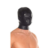Koža maska ​​s punim licem s odvojivim treptama