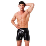 Pantaloni scurți pentru bărbați din latex pentru bărbați