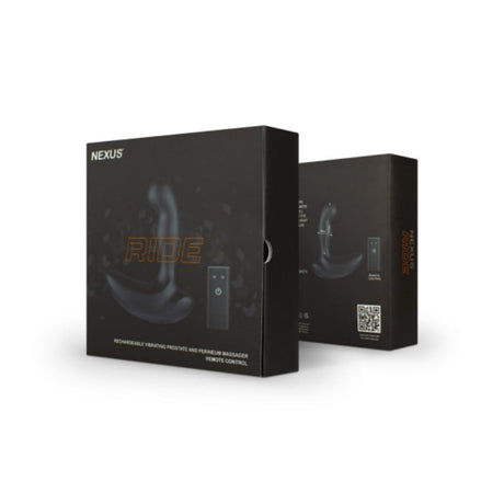 Nexus RIDE Controle remoto Próstata motor duplo vibrador preto