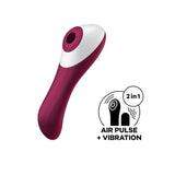 Zadovoljiti dvostruki zglob vibrator duboko ružičasti