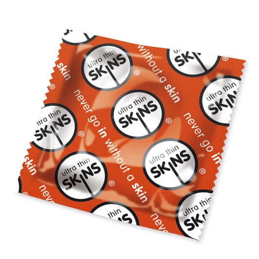 Skins Ultra tenké kondomy x50 (červená)