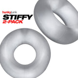 HunkyJunk Stiffy 2-pack Bulge Cockings Clear Ice