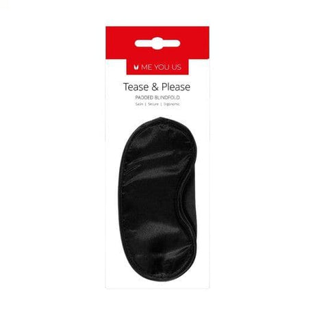 Me You Us Tease And Please Padded Blindfold Black