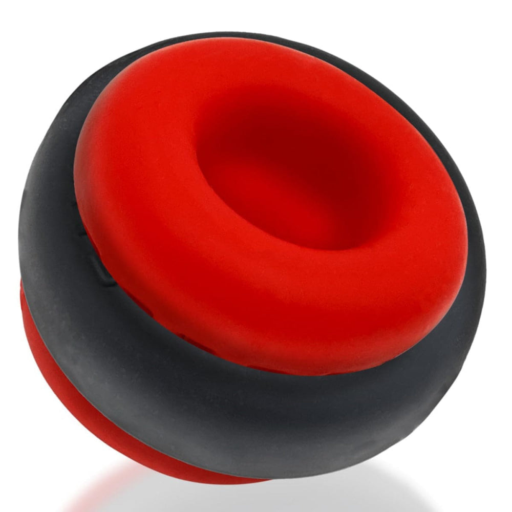 نقالة الكرة الأساسية من أوكسبولز مع حلقة محورية باللون الأحمر الجليدي