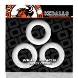 حلقات ويلي 3-حزمة كوكرينجس بيضاء