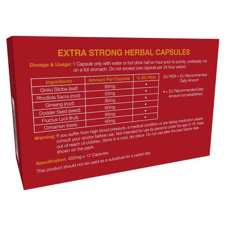 Extra Strong Male Tonic Enhancer Red