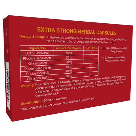 Extra Strong Male Tonic Enhancer Transparent