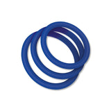 زولو خاتم سيليكون كلاسيكي قابل للتمدد باللون الأزرق